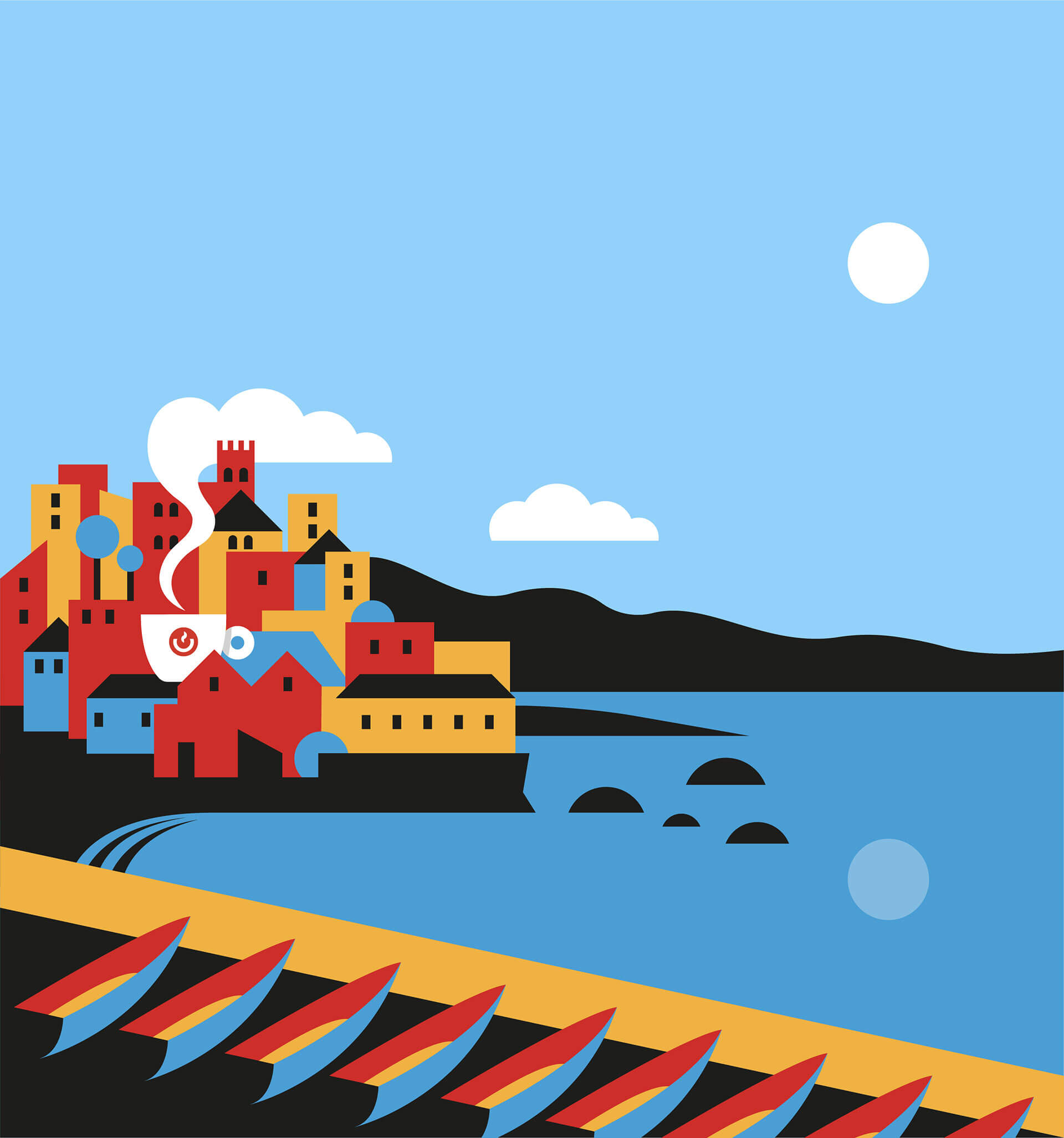 Illustrazione creata per la Brand Identity di Covim