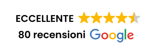 Michela Poggioli ha un punteggio ECCELLENTE su Google Recensioni (80 recensioni)